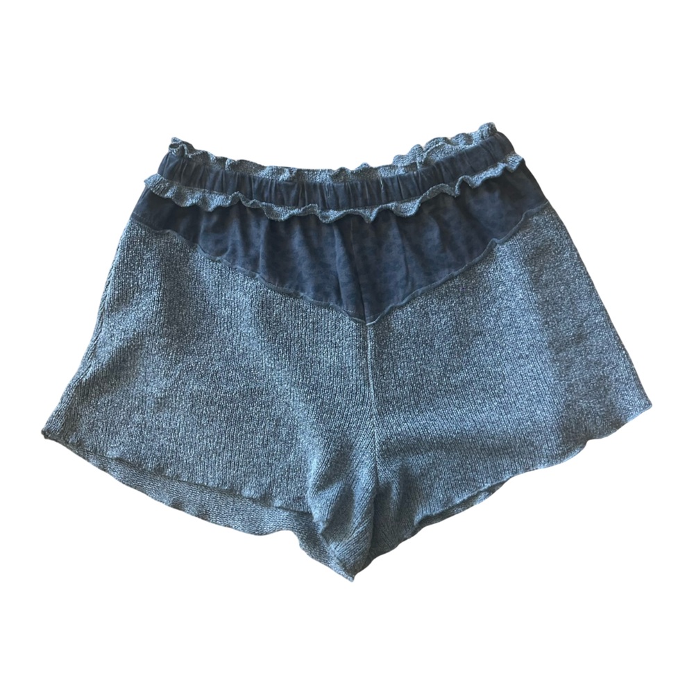 POL Leopard Print Knit Shorts